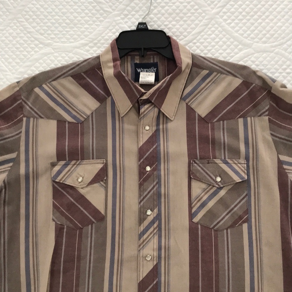 Western style, SS, pearl snap dress shirt